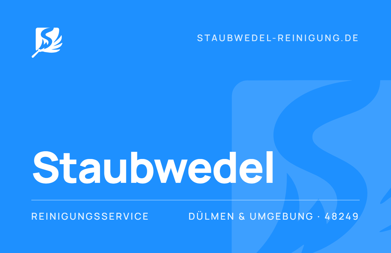 Staubwedel Visitenkarte — Vorderseite